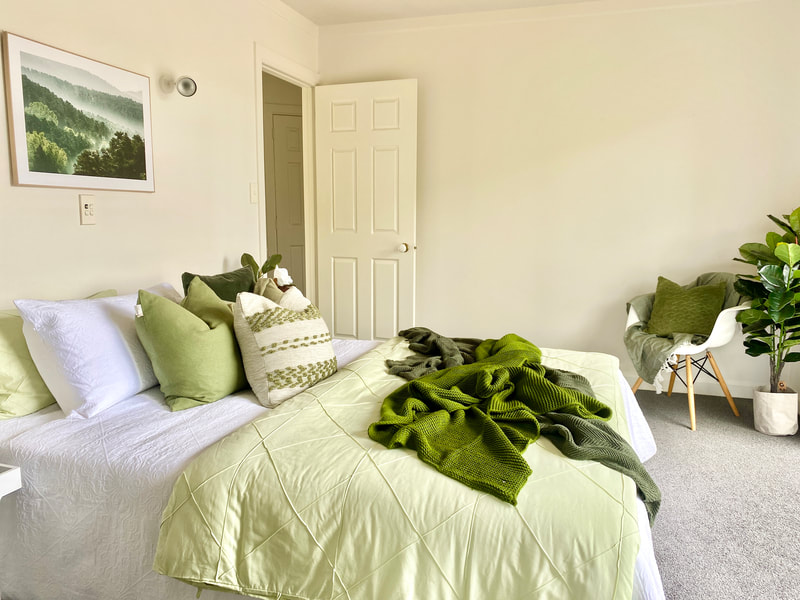 "master bedroom decor" "greenery" "Nido canvas"